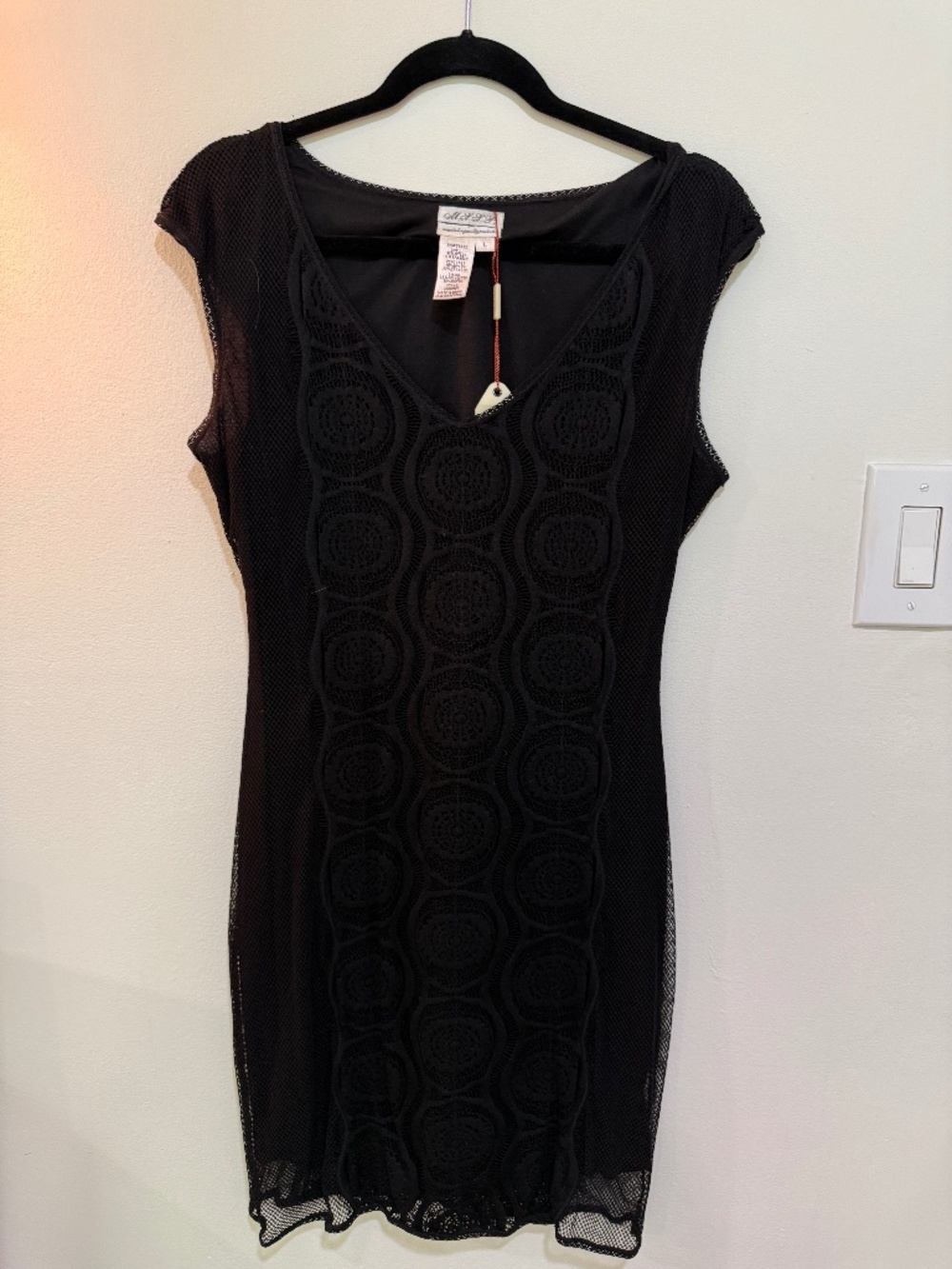 LBD Stretch Lace Dress, Max Studio, Size L